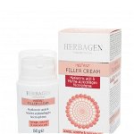 Crema Filler cu Acid hialuronic & Colagen marin, 50 grame , HERBAGEN