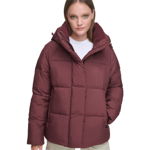 Imbracaminte Femei Levis Quilted Hooded Bubble Puffer Decedant Chocolate, Levis