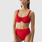 Top de baie bikini pentru femei - roșu, 4F Sportswear