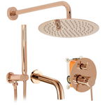 Set de dus incastrat Rea Lungo Rose Gold Lucios, Rea