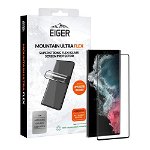Folie Eiger Mountain Ultraflex 3D compatibila cu Samsung Galaxy S22 Ultra, Clear, Eiger