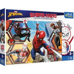 Puzzle Primo 24 super maxi Disney. Spiderman in actiune Trefl, Trefl