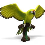 Figurina Papagal Macaw