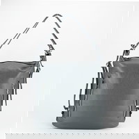 Rucsac gri din piele naturala 2 in 1 Lucia 121 15641, Made in Italy