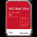 HDD NAS WD Red Plus CMR (3.5''  4TB  128MB  5400 RPM  SATA 6Gbps  180TB/year)