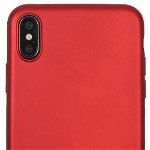 Husa Protectie Spate Just Must Silicon Lanker pentru iPhone XS / X (Rosu), Just Must
