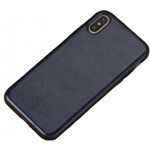 Carcasa subtire din piele lucrata manual pentru Iphone 6/6S Plus, Albastru - Ultra-thin leather skin handmade case for iPhone 6/6S Plus, Dark Blue, HNN