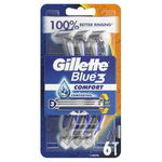 Gillette aparate de ras de unica folosinta Blue 3, 6 bucati, Gillette