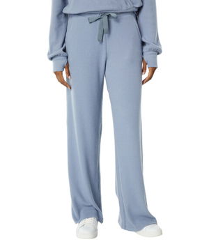 Imbracaminte Femei THRIVE SOCIETE Wide Leg Lounge Pants Dusk Blue, THRIVE SOCIETE