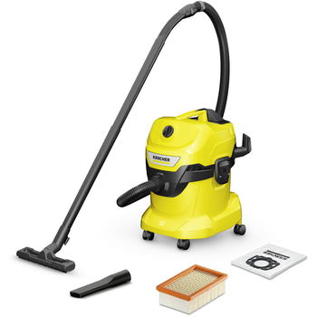 Aspirator Karcher cu sac, WD 4 V-20/5/22 EU, 1000W, 20L, Karcher