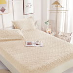 Husa pat Cocolino, Tricot, 180 x 200 cm, Crem, UNI, J14089, 