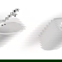 Bideu suspendat Hatria Fusion Alb, 