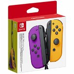 Nintendo Switch Joy-con Pair Neon Purple & Neon Orange