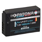 Acumulator Patona Platinum LP-E17 1000mAh cu port incarcare USB Type C replace Canon EOS 760D 8000D M3 T6i - 1352, Patona