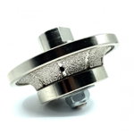Freza Diamantata semi-baston, raza 10mm pentru marmura, granit si gresie - DXDY.FGM.D75R10H20, DiamantatExpert