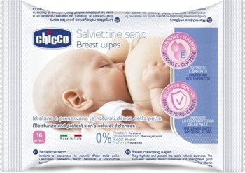 Chicco 916500-Șervețele pentru îngrijirea sânilor 16BUC, Chicco