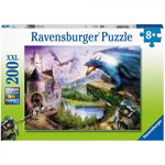 Puzzle Castel Si Dragoni, 200 Piese, Ravensburger