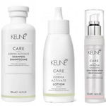 Keune Care Pachet Promo: Sampon anticadere + Lotiune anticadere + Ser cu cheratina, Pachete Promo