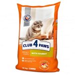 Club 4 Paws Premium Hrana uscata pisici adulte, cu Iepure 14kg, CLUB 4 PAWS
