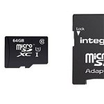 Card de memorie Integral microSDXC 64GB, Clasa 10 + Adaptor microSD, Integral