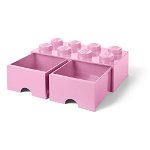Cutie depozitare LEGO 2x4 cu sertare