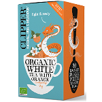 Ceai alb cu aroma de portocale Bio (20 x 1,7 g) 34 g Clipper, Organicsfood