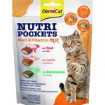Gimcat Gimcat Nutri Pockets 150g Malt&Wit., Gimcat