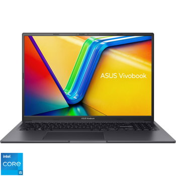 Laptop ASUS 16'' Vivobook 16X K3605VC, WUXGA, Procesor Intel® Core™ i5-13500H (18M Cache, up to 4.70 GHz), 8GB DDR4, 512GB SSD, GeForce RTX 3050 4GB, No OS, Indie Black, ASUS