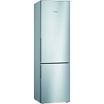 Combina frigorifica Bosch KGV39VLEAS , 343 l, Low Frost, VitaFresh, Clasa E, H 201 cm, Argintiu