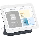 Google Nest Hub (2nd Gen) + 7" touchscreen, Wi-Fi, Bluetooth, 3 Microfoane, Google Asistant Built In, Negru