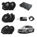 Pachet sistem audio Plug&Play Audison dedicat BMW K4E K4E + Amplificator AP 8.9bit 520W + Conectica dedicata, Audison