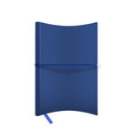 Agenda nedatata A5 Castelli, coperta flexibila Horizon mat bleumarin, elastic orizontal bleumarin, dictando ivory, Litera