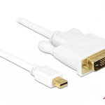 Cablu adaptor DeLOCK mini-DisplayPort tată - DVI 24+1 tată