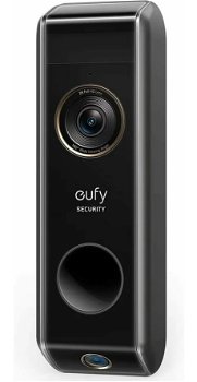 Sonerie video wireless EUFY S330, 2K, autonomie 6 luni, negru