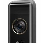 Sonerie video eufy Wireless Dual Camera Add-On, 2K HD, autonomie 6 luni, Negru, eufy