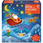 Carte pentru copii - Book & Jigsaw: Santa