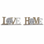 Figură Decorativă DKD Home Decor Lemn MDF (2 pcs) (47 x 7 x 17.5 cm), DKD Home Decor