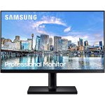 Monitor LED IPS Samsung 23.8", Full HD, DisplayPort, Vesa, Negru, LF24T450FQRXEN