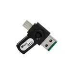 Adaptor Otg cu ieșire USB și cititor de carduri, Taggo