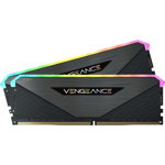 Memorie Vengeance RGB RT Black 64GB (2x32GB) DDR4 3600MHz CL18 Dual Channel Kit, Corsair