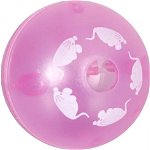 FLAMINGO Jucărie pentru pisici Minge roz, cu eliberare recompense, 5,5cm, Flamingo