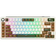 Tastatură mecanică Royal Kludge – RK-L75, wireless, Cream, RGB, Grey, Royal Kludge