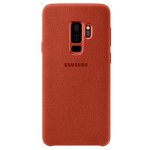 Protectie Spate Samsung Alcantara EF-XG965AREGWW pentru Samsung Galaxy S9 Plus (Rosu)