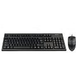 Kit tastatura + mouse A4tech KRS-8372 cu fir negru tastatura 0la_29786