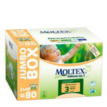 Moltex Pachet Jumbo Scutece eco 4-9kg nr. 3 80 buc, Moltex