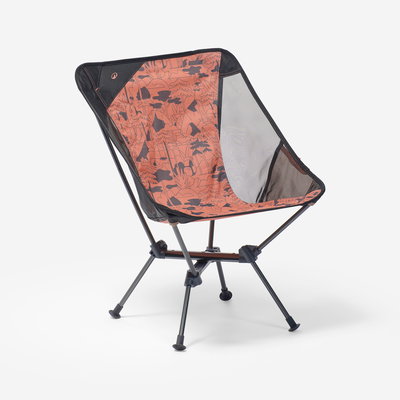 Scaun jos de camping, pliabil și ultra compact, 500 M maro,