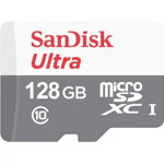 Card de Memorie Sandisk MicroSDXC, 128GB, Adaptor SD, Class 10, SANDISK