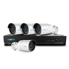 Sistem de camere de supraveghere, Reolink, NVS8-5MB4, 5MP/4MP, alimentare PoE, 2TB HDD, set cu 4 camere B400 Sistem de camere de supraveghere, Reolink, NVS8-5MB4, 5MP/4MP, alimentare PoE, 2TB HDD, set cu 4 camere B400