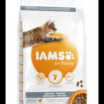 IAMS For Vitality Indoor Hrana uscata cu pui proasapat pentru pisici adulte 10kg, IAMS