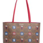 Genti Femei Karl Lagerfeld Paris Maybelle Tote Bag Brown Khaki Black Multi